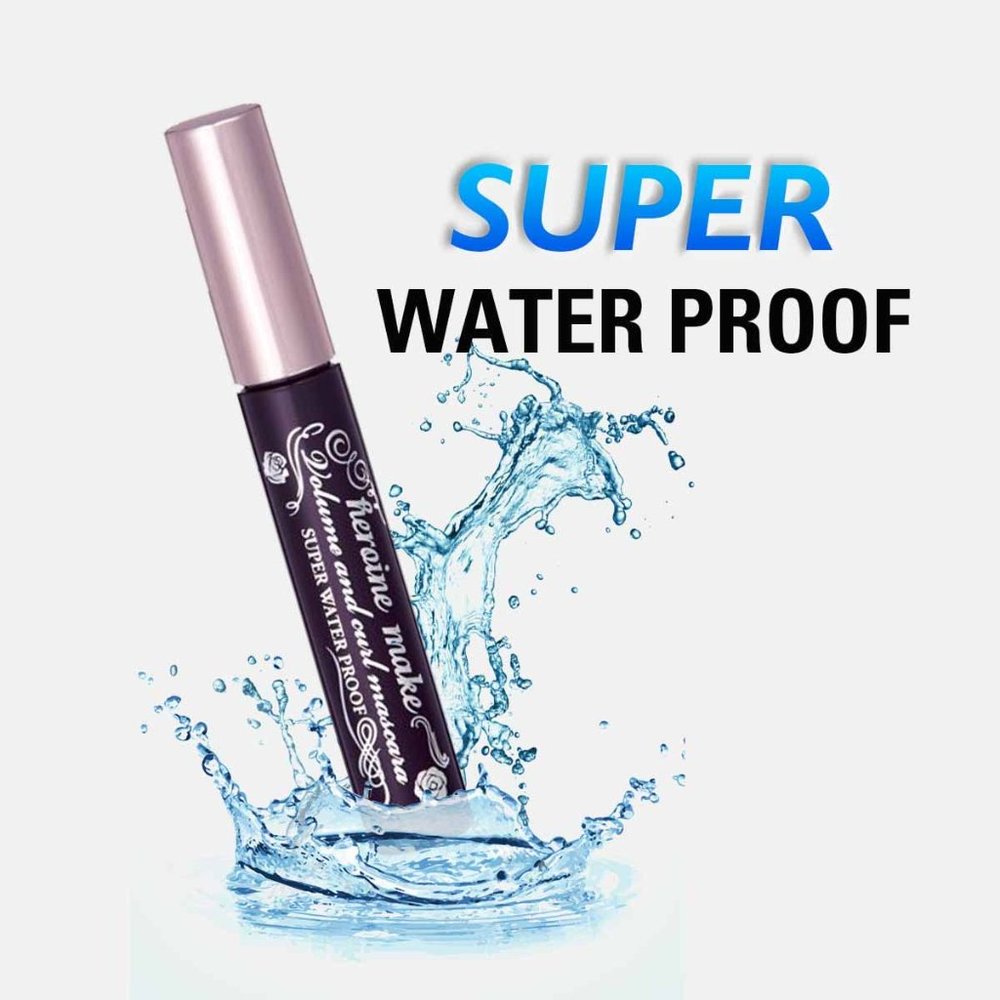 HEROINE MAKE Volume and Curl Mascara Super Water Proof 01 Jet Black - Picture 2 of 4